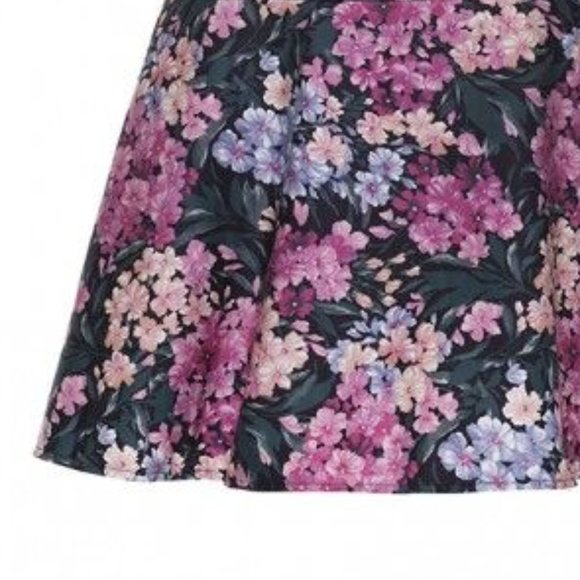 REVIEW Chelsea Flower Floral A-Line Peplum Skirt - Picture 7 of 7